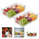 Kit 2 Pote Organizador Geladeira Frutas Verduras Frescas 2,8l