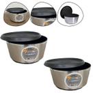 Kit 2 Pote Organizador Multiuso Hermético 2 Litros BPA free