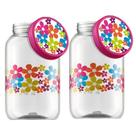 Kit 2 Pote Plástico 3,6L Para Cozinha Bancada Pote Porta Mantimentos Multiuso - Kit 2 Pote Plástico 3,6L Para Cozinha Bancada Pote Porta Mantimentos Multiuso -