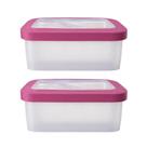 Kit 2 Pote Plástico Organizador Retangular Porta Mantimento 500ml 850ml 1,4l BPA Free Kit 2 Pote Plástico Organizador Retangular Porta Mantimento 500ml 850ml 1,4l BPA Free