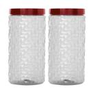 Kit 2 Pote Porta Mantimentos Grande 2,5 Litros Café E Açúcar Biscoito Organizador Cozinha Multiuso - Kit 2 Pote Porta Mantimentos Grande 2,5 Litros Café E Açúcar Biscoito Organizador Cozinha Multiuso -