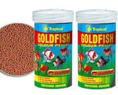 Kit 2 Pote Raçao Ornamentais Tropical Goldfish Pellet 360gr Carpa Kinguio 360