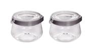 Kit 2 Potes 700 Ml Hermético Mantimentos Redondo Com Trava Kit 2 Potes 700 Ml Hermético Mantimentos Redondo Com Trava