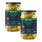 Kit 2 Potes Azeitona Grega Recheada com Jalapeño Members Mark 1kg Gourmet Premium