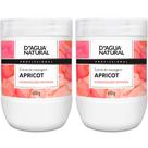 Kit 2 Potes Cremes de Massagem Dagua Natural Apricot 650g Hidratação Intensa