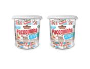 Kit 2 potes de Paçoca Zero Adição De Açúcar 576g DaColônia