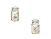 Kit 2 Potes de Vidro Hermético Original FIDO Terrina 2000 ml Ø 12 mm Multiuso