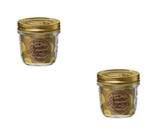 Kit 2 Potes de Vidro Quattro Stagioni 200 ml Para Conservas e Afins COM Tampa Original