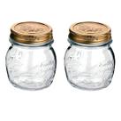 Kit 2 Potes de Vidro Quattro Stagioni 250 ml Para Conservas e Afins COM Tampa Original