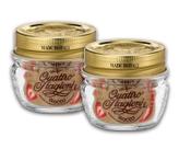 Kit 2 Potes de Vidro Quattro Stagioni 40 ml Para Conservas e Afins COM Tampa Original