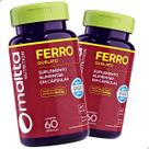 Kit 2 Potes Ferro Quelato Bisglicinato 120 Capsulas Comprimido Suplemento Alimentar Vitamina Premium