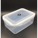 Kit 2 Potes Hermético Quadrado Para Alimentos Tampa Com Travas 2L