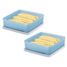 Kit 2 Potes Hermético Tupperware Mini Refri Line 400ml