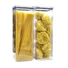 Kit 2 Potes Hermeticos Acrílico Porta Mantimentos 2,3 Litros Qualyplas Kit 2 Potes Hermeticos Acrílico Porta Mantimentos 2,3 Litros Qualyplas