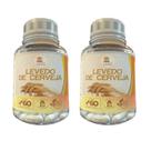 Kit 2 Potes Levedo de Cerveja 400mg 120 Capsulas - Rico em Vitaminas do Complexo B e Minerais