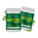 Kit 2 Potes Matchá Colágeno Suplemento Alimentar em Pó Natural Instantâneo 100 Puro Premium 200g