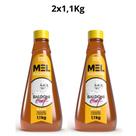 Kit 2 potes mel uso gourmet chef baldoni blend flores laranjeira e silvestre 1,1kg sabor equilibrado