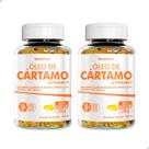 Kit 2 Potes Óleo de Cartamo Suplemento Alimentar Natural Natunectar 120 Cápsulas Gelatinosas Moles