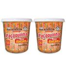Kit 2 Potes Paçoquinha Com Açúcar Mascavo Dacolônia Pote 1008g 56 Unidades