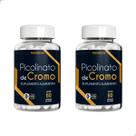 Kit 2 Potes Picolinato de Cromo Suplemento 100 Natural Original Natunectar 120 Capsulas Comprimido