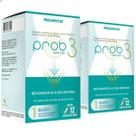 Kit 2 Potes Probi3 Suplemento Alimentar Natural Probiótico Lactobacillus Vitamínico Pura 24 Capsulas