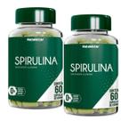 Kit 2 Potes Spirulina Suplemento Alimentar Natural Vitaminas 100% Puro Natunéctar 120 Capsulas