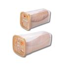 Kit 2 Potes Torrada e Pão de Forma Decorado Bege Plasútil 3410 / 3407