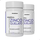 Kit 2 Potes Zinco Quelato Bisglicinato 120 Cápsulas Suplemento Puro Original Alta Concentração Teor