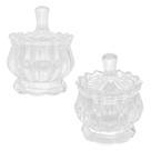 Kit 2 Potiches Decorativos Cristal Chumbo Pumpkin Lyor