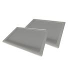 Kit 2 Prateleira Vidro Geladeira Brastemp BRE57 BRM55 BRY59