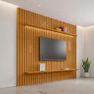 Kit 2 Prateleiras com Led 100% MDF Roma