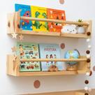Kit 2 Prateleiras de Madeira para Decorar e Organizar Dulce Slim