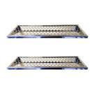 Kit 2 Prateleiras Escorredor Parede Inox Multiuso 50X20 cm