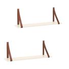 Kit 2 Prateleiras Gold Off White - Matic Kit 2 Prateleiras Gold Off White - Matic