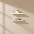 Kit 2 Prateleiras MDF 30cm Nichos Sala Quarto Cozinha Banheiro Kit 2 Prateleiras MDF 30cm Nichos Sala Quarto Cozinha Banheiro