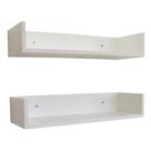 Kit 2 Prateleiras para Livros 50x20x11,5cm