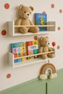 Kit 2 Prateleiras para Livros Infantil Dulce Slim Duo 50cm