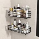 Kit 2 Prateleiras Suporte Com Alto Adesivos Para Parede Banheiro Cozinha Lavanderia Shampoo Sabonete Modelo:Kit 2 RETANG