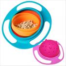 Kit 2 Pratinho Potinho Mágico Giratório 360 Infantil Giro