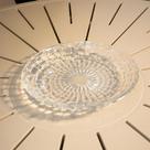 Kit 2 Prato De Vidro Transparente Fruteira Centro De Mesa Shopsul