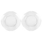 Kit 2 Pratos Sobremesa Astral Duralex Transparente Vidro
