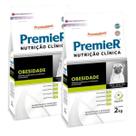Kit 2 PremieR Nutrição Clínica Obesidade Cães Porte Peq 2Kg Kit 2 PremieR Nutrição Clínica Obesidade Cães Porte Peq 2Kg