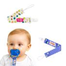 Kit 2 Prendedores de Chupeta Bebê Macaron Flores Comtac Kids Kit 2 Prendedores de Chupeta Bebê Macaron Flores Comtac Kids