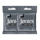 Kit 2 Preservativo Jontex Lubrificado 3 Unidades