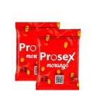 Kit 2 Preservativo Prosex Morango Lubrificado 3 Unidades
