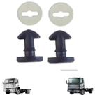 Kit 2 Presilha 2 Arruela Tampa Caixa Fusível Ford Cargo