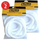 Kit 2 Protetor Cabos Espiral 20mm X 2 Metros Branco Beltools