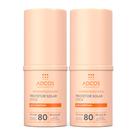 Kit 2 Protetor Solar Adcos Tonalizante Base Stick Beige FPS80 17g