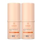 Kit 2 Protetor Solar Adcos Tonalizante Base Stick Nude FPS80 17g