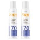 Kit 2 Protetor Solar Aerossol FPS70 150Ml - My Health